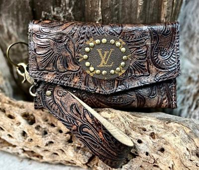 Upcycled LV Genuine Leather Terin Fold Over Cross Body – Anagails