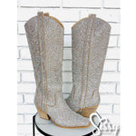 NASHVILLE CLEAR RHINESTONE WESTERNS BOOTS-Sissy Boutique-Sissy Boutique