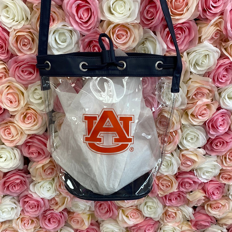 Auburn Clear Bucket Bag Sissy Boutique