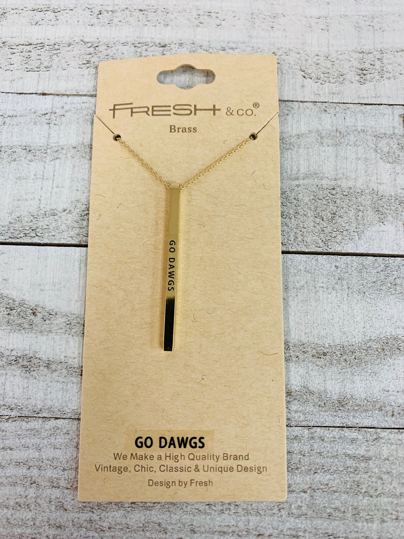 GO DAWGS BAR NECKLACES-Sissy Boutique-Sissy Boutique