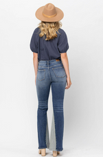 Judy Blue Mid-Rise Inseam Panel Flares Judy Blue