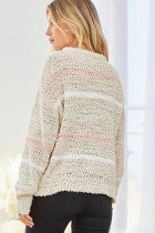 Striped Textured Sweater Andrée by Unit