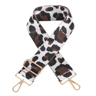 LEOPARD GUITAR STRAP WITH GOLD CLASPS ENDS-Sissy Boutique-Sissy Boutique